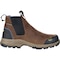 Georgia Boot Blue Collar, Men's Chelsea Waterproof Work Romeo Boot, 9 M, Leather, 5 in Height, Dark Brown GB00106 - alternate 5